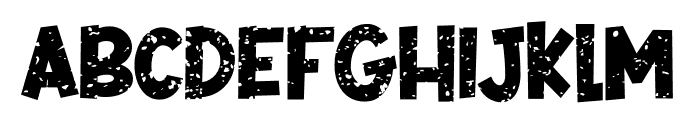 The Killer Grunge Font UPPERCASE