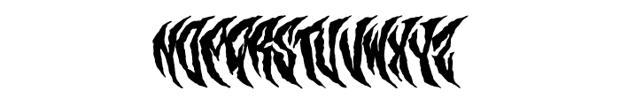 The King Crab Atl Font UPPERCASE