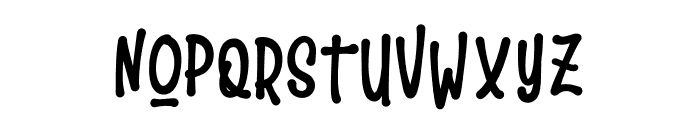 The LaMonTruSH Font LOWERCASE