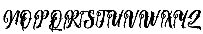 The Lastring Font UPPERCASE