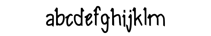 The Leaf Regular Font LOWERCASE