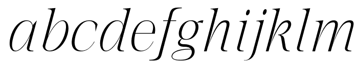 The Letter Editorial Italic FONT