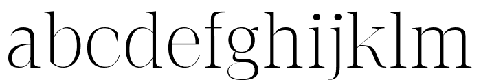 The Letter Editorial Regular FONT