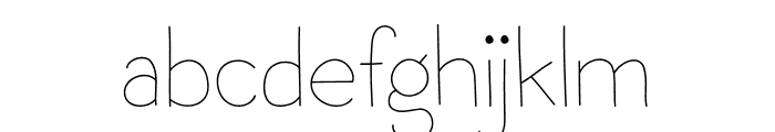The Lodge Light Font LOWERCASE