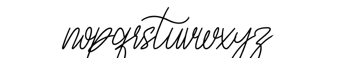 The Lomenos Script Font LOWERCASE