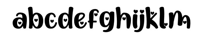 The Love Movies Five Font LOWERCASE