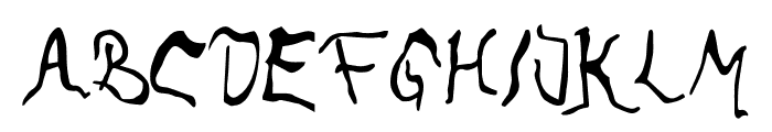 The Lughokk Font UPPERCASE