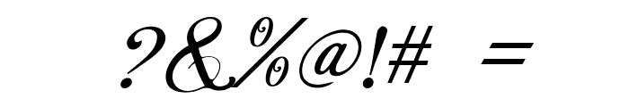The Luiston Italic Font OTHER CHARS