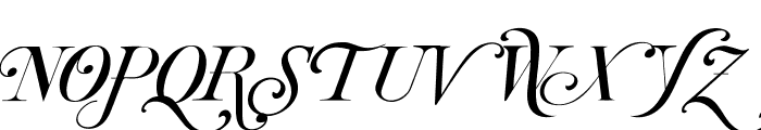 The Luiston Italic Font UPPERCASE