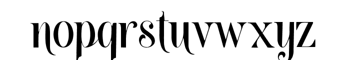 The Luiston Font LOWERCASE