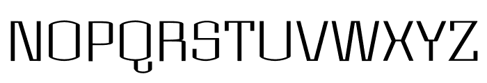 The MEMORIAL Font UPPERCASE