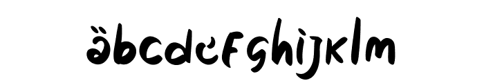 The Magic Frog Font LOWERCASE