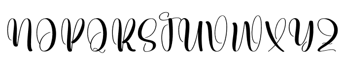 The Magnolia Font UPPERCASE