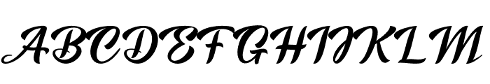 The Malabis Font UPPERCASE