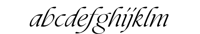 The Marten Mansion Italic Font LOWERCASE