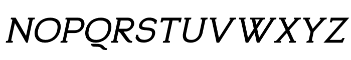 The Melsa Bold Italic Font UPPERCASE