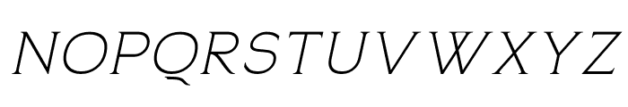 The Melsa Italic Font UPPERCASE