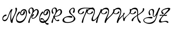 The Monarch Font UPPERCASE