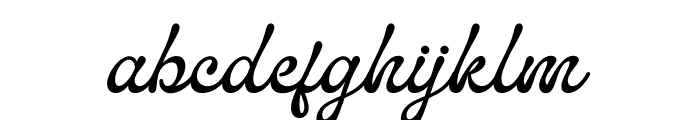 The Monarch Font LOWERCASE