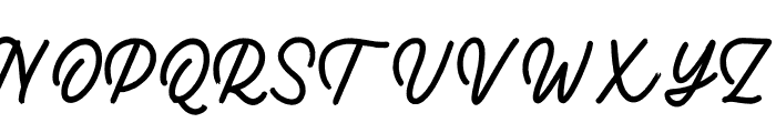 The Moniktun Font UPPERCASE
