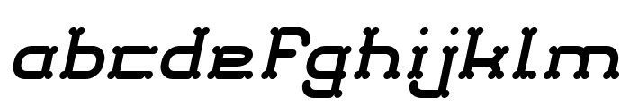 The Monkey Italic Font LOWERCASE