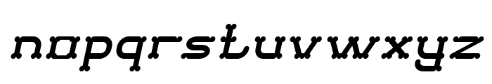 The Monkey Italic Font LOWERCASE