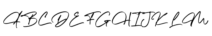 The Morgan Font UPPERCASE