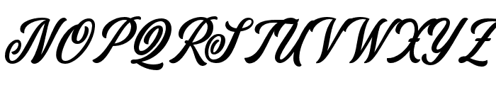The Morydane Regular Font UPPERCASE