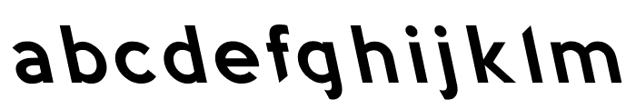 The Mysterious Affair Left Oblique Regular Font LOWERCASE