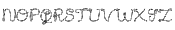 The Negul Font UPPERCASE