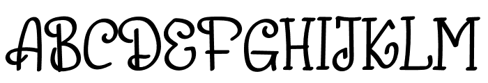 The Nighmare Font UPPERCASE