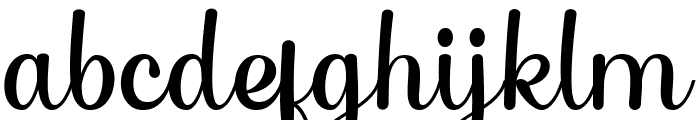 The Nightfall Font LOWERCASE