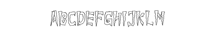The Nightimare Pumpkin Font UPPERCASE
