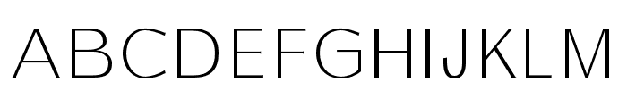 The North Regular Font UPPERCASE