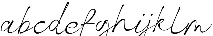 The Notholl Regular Font LOWERCASE