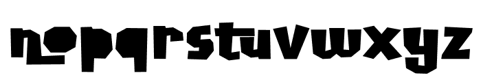 The Nuttracker Font LOWERCASE