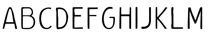 The Oldventure Thin Font LOWERCASE