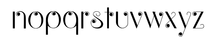 The Opal Font LOWERCASE