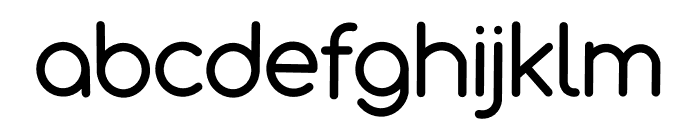 The Ortega Font LOWERCASE