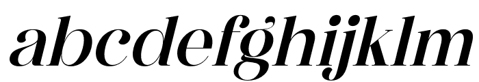 The Pablo Meganta Serif Italic Font LOWERCASE