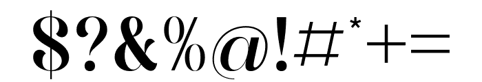 The Pablo Meganta Serif Font OTHER CHARS