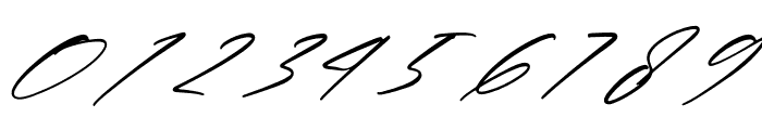 The Pablo Meganta Signature Ita Italic Font OTHER CHARS