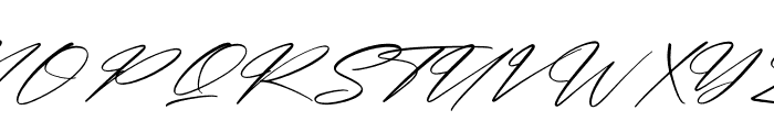 The Pablo Meganta Signature Font UPPERCASE
