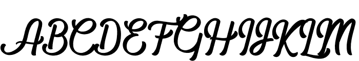 The Paiton Font UPPERCASE