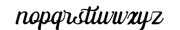 The Paiton Font LOWERCASE