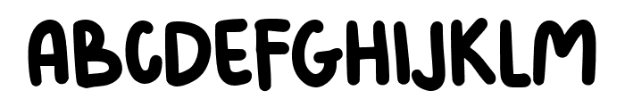 The Pappa Regular Font UPPERCASE