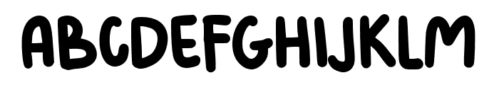 The Pappa Regular Font LOWERCASE
