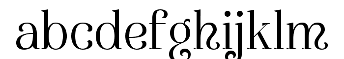 The Penguin Regular Font LOWERCASE