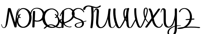 The Pretty Font UPPERCASE