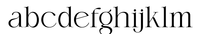 The Qigffam Font LOWERCASE